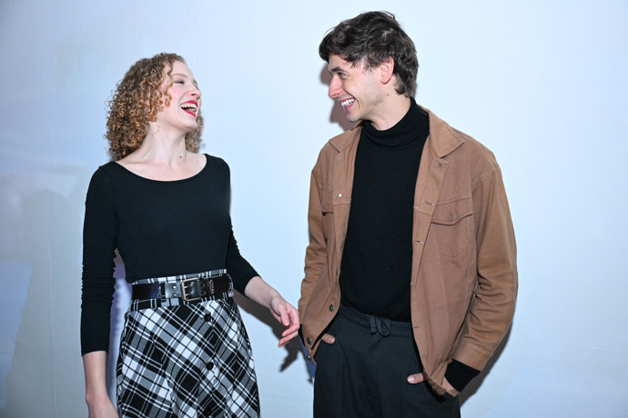 FOTO: Lucie Ducháčková a Vojtěch Franců se báječně bavili.