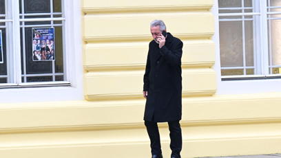 FOTO: Hosté, kteří byli pozvaní na smuteční hostinu po pohřbu Jiřího Štěpničky.