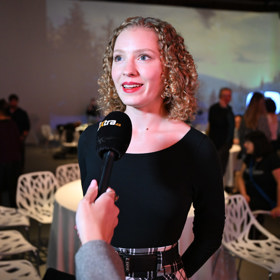 Herečka Lucie Ducháčková během rozhovoru pro eXtra.cz. 