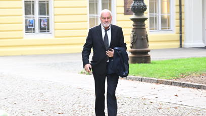 FOTO: Hosté po smuteční hostině Jiřího Štěpničky.