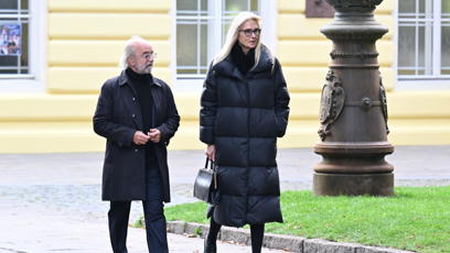 FOTO: Hosté po smuteční hostině Jiřího Štěpničky.