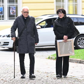 Mezi hosty smuteční hostiny byl malíř Petr Pavlík.