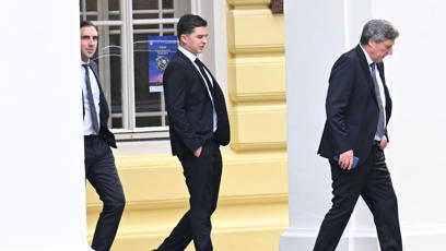 FOTO: Hosté po smuteční hostině Jiřího Štěpničky.