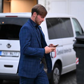 Dominik Vodička naopak dorazil sám. 