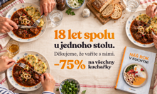 Toprecepty slaví 18 let.