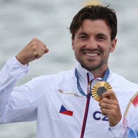 Martin Fuksa získal zlatou olympijskou mediali v Paříži v roce 2024. 