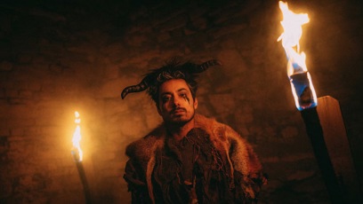 FOTO: Zpěvák kvůli krátkému vystoupení dorazil na Křivoklát až z Trenčína.