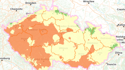 FOTO: Houbová mapa k pondělí 5. října 2026.