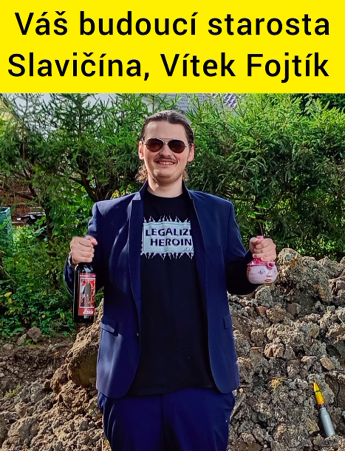 FOTO: Vítek Fojtík je jednadvacetiletý kandidát do letošních voleb. – stránka 5