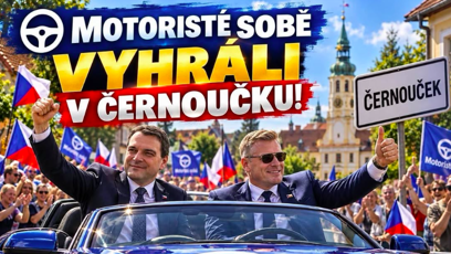 FOTO: Filip Turek měl z prvního mandátu Motoristů sobě velkou radost.