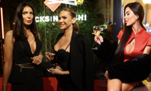 Verešová v korzetu, Lela v rudé a odvážná Leitnerová. Souboj dekoltů na večírku