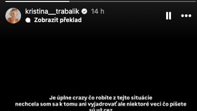 FOTO: Kristína Trabalík se k celé situaci nechtěla vyjadřovat, vyhrocená kauza ji však donutila.