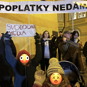 Kristýna Leichtová vyrazila i s dětmi.