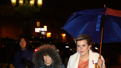 FOTO: Jana Mráčková Vildumetzová zvolila výrazný outfit.