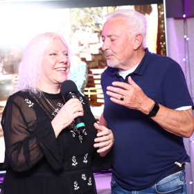 V dobré společnosti Milana Pitkina se Marie Pojkarová očividně velmi bavila a úsměv jí z tváře nevymizel ani na okamžik.