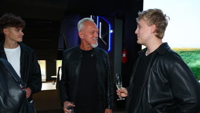 FOTO: František Prachař na křtu videoklipu Ines Ben Ahmed.