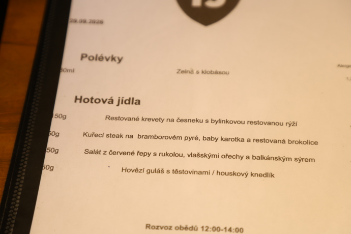 FOTO: Při našem testu jsme si objednávali z poledního menu. – stránka 113