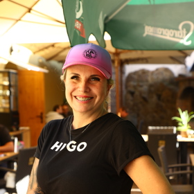 Paní majitelka vede rovnou dvě restaurace.