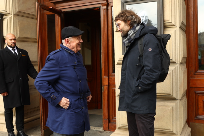 FOTO: Petr Kostka se přišel rozloučit s Jiřím Štěpničkou.