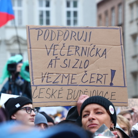 Demonstrace Milionu chvilek pro demokracii. 