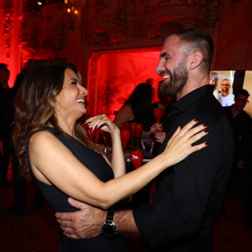 Eva Decastelo a André Reinders v průběhu akce.